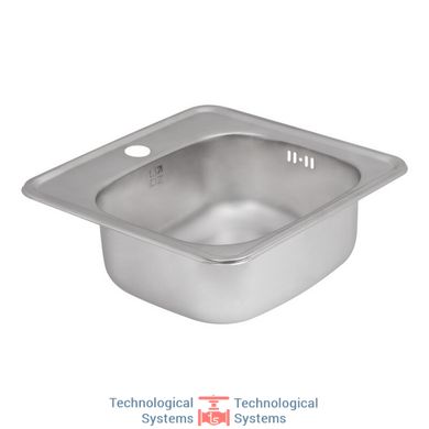 Кухонна мийка Lidz 3838 Satin 0,6 мм (LIDZ3838POL06)4