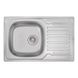 Кухонна мийка Qtap 7850 Micro Decor 0,8 мм (QT7850MICDEC08) Фото: 1