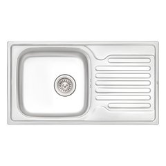 Кухонна мийка Qtap 7843 Satin 0,8 мм (QT7843SAT08)1