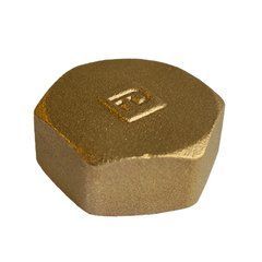 Заглушка латунь FADO FITT BRASS Ду 15 1/2" В1