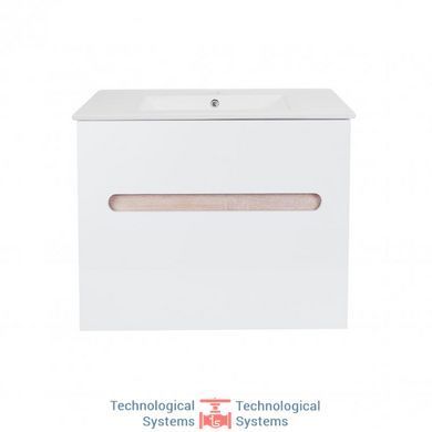 Тумба подвесная с умывальником Qtap Virgo QT1872TPА8013080CW3