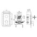 Змішувач прихованого монтажу для ванни Bianchi Fly INDFLY2304073CRM для трьох споживачів Фото: 2