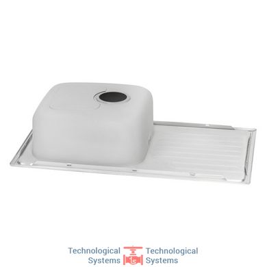 Кухонна мийка Qtap 6744L Micro Decor 0,8 мм (QT6744LMICDEC08)4