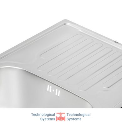 Кухонна мийка Qtap 6744L Micro Decor 0,8 мм (QT6744LMICDEC08)3