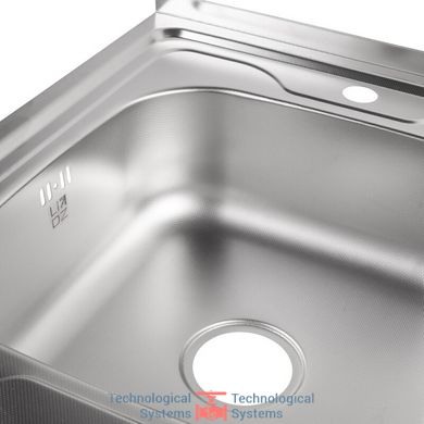 Кухонна мийка Lidz 6080-L Decor 0,6 мм (LIDZ6080DEC06)5