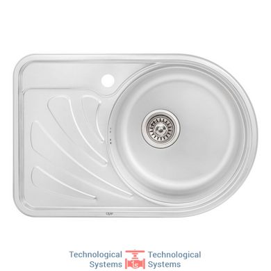 Кухонна мийка Qtap 6744R Satin 0,8 мм (QT6744RSAT08)1