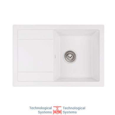 Кухонна мийка Qtap CS 7449 White (QT7449WHI650)1