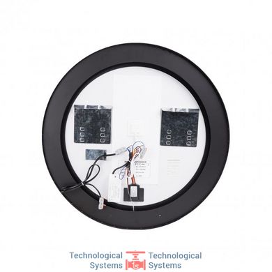 Зеркало Qtap Robin R600 Black с LED-подсветкой и антизапотеванием QT13786501B4