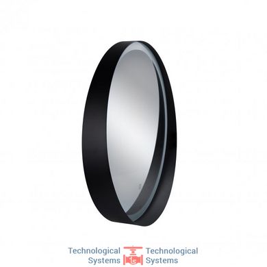 Зеркало Qtap Robin R600 Black с LED-подсветкой и антизапотеванием QT13786501B5