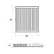 Радиатор стальной Aquatronic 11-К 500х1400 боковое подключение