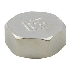 Заглушка латунна нікельована з внутрішньою різьбою FADO FITT 1/2"1