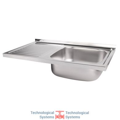 Кухонна мийка Lidz 5080-R Satin 0,8 мм (LIDZ5080RSAT8)3