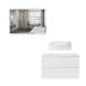Комплект меблів для ванної Qtap Tern тумба + раковина + дзеркало QT044VI43007 Фото: 1