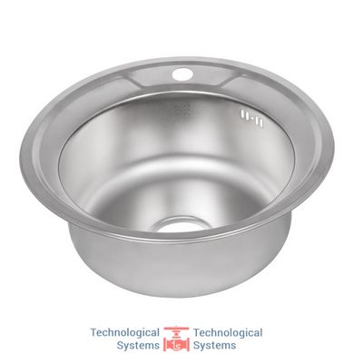 Кухонна мийка Lidz 490-A Satin 0,8 мм (LIDZ490ASAT)4