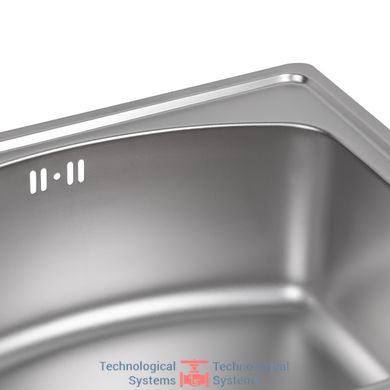 Кухонна мийка Qtap 4842 Satin 0,8 мм (QT4842SAT08)4