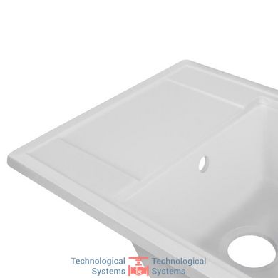 Кухонна мийка Qtap CS 6450 White (QT6450WHI650)4