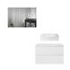 Комплект меблів для ванної Qtap Tern тумба + раковина + дзеркало QT044VI43006 Фото: 1