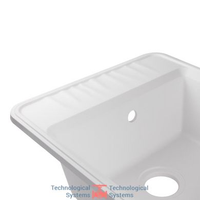 Кухонна мийка Qtap CS 6250 White (QT6250WHI650)4