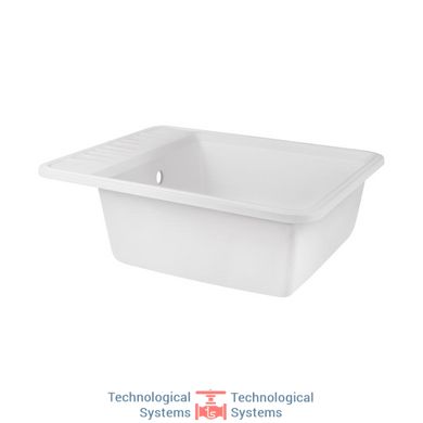 Кухонна мийка Qtap CS 6250 White (QT6250WHI650)3