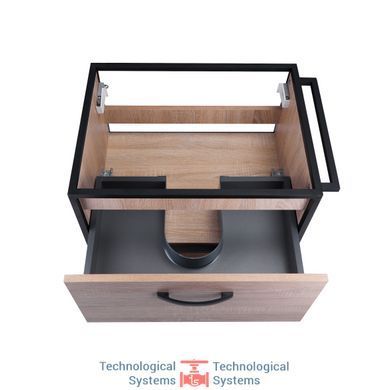 Тумба подвесная Qtap Taurus 600х580х437 Whitish oak QT2474TPT603WO5