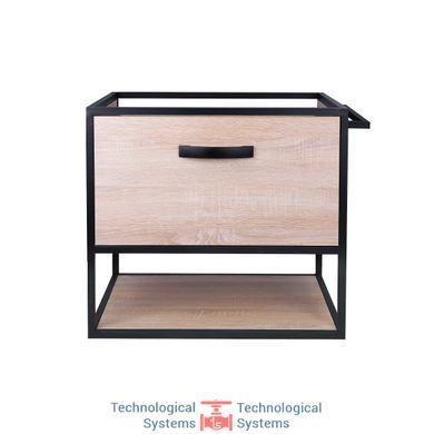 Тумба подвесная Qtap Taurus 600х580х437 Whitish oak QT2474TPT603WO3
