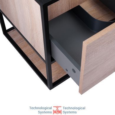 Тумба подвесная Qtap Taurus 600х580х437 Whitish oak QT2474TPT603WO7