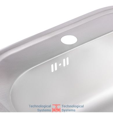 Кухонна мийка Qtap 4947 Micro Decor 0,8 мм (QT4947MICDEC08)5