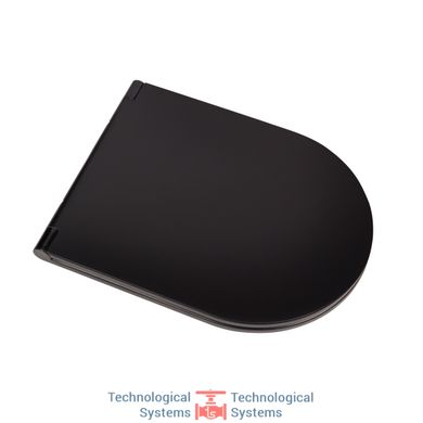 Унітаз підвісний Qtap Robin безободковий з сидінням Slim Soft-close QT1333046ERMB9