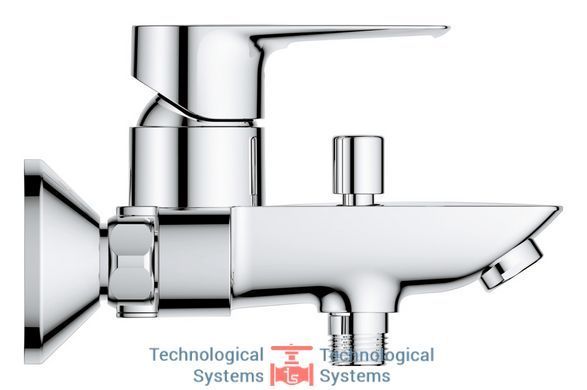GROHE BAULOOP NEW Змішувач для ванни одноважільний, настінний монтаж, хром3