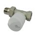 Клапан прямий термостатичний з ручним керуванням, для сталевої труби, без герметичної прокладки, нікельований 3/8" Ду 10 (IVR 560/2) Фото: 1